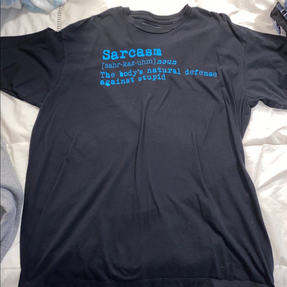 Men's sarcasm t-shirt